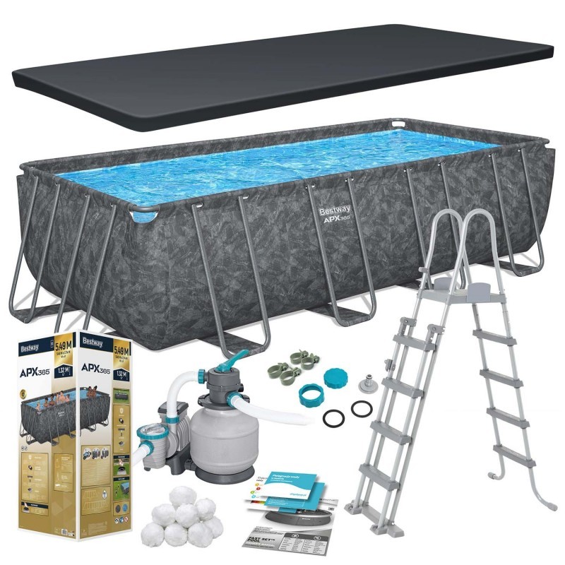 Raamiga aiabassein kattega 549 x 274 x 132... | FreshDesign.ee