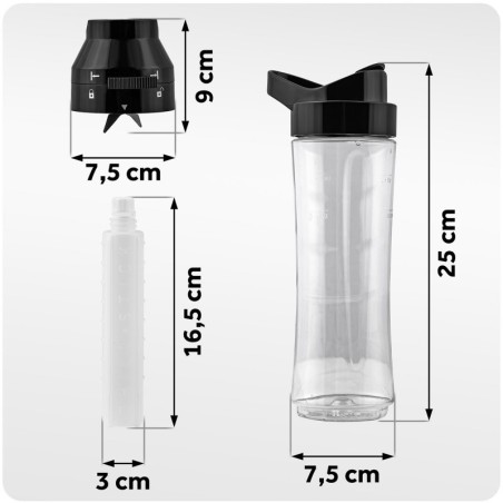 Blenderi pudelianum 600 ml + jahutussisetü... | FreshDesign.ee