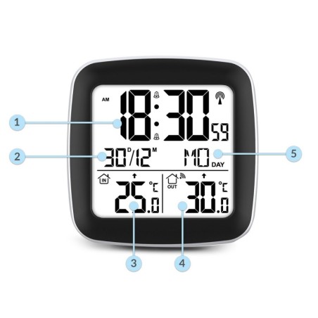 Ilmajaam ekraaniga BD-903 hõbedane | FreshDesign.ee