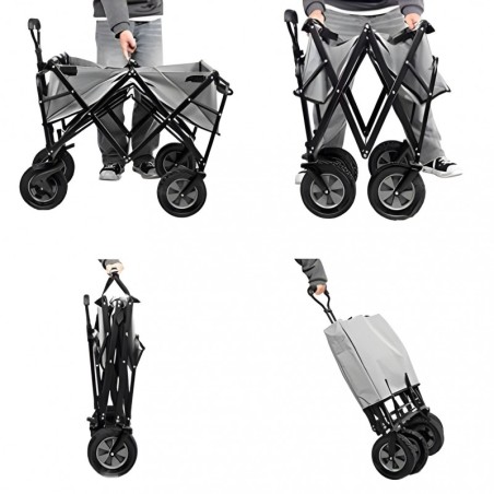 Transpordi käru, kokkupandav, punane, 48x90 cm | FreshDesign.ee