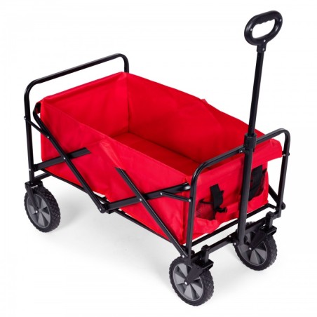 Kokkupandav transpordikäru, suur, punane, ... | FreshDesign.ee