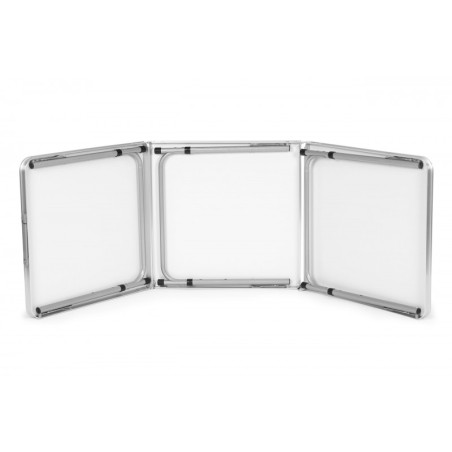 Kokkupandav matkalaud, valge plaat, 180 x 60 cm | FreshDesign.ee