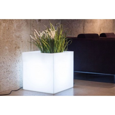 Valge Pixel Pot lillepott valgustusega | FreshDesign.ee