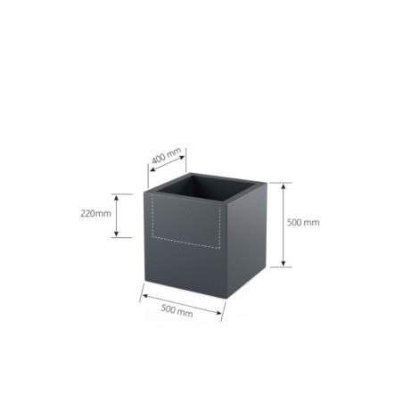 Valge Pixel Pot lillepott valgustusega | FreshDesign.ee