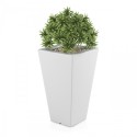 Valge lillepott Slim valgustusega | FreshDesign.ee