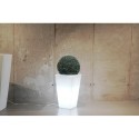 Valge lillepott Slim valgustusega | FreshDesign.ee