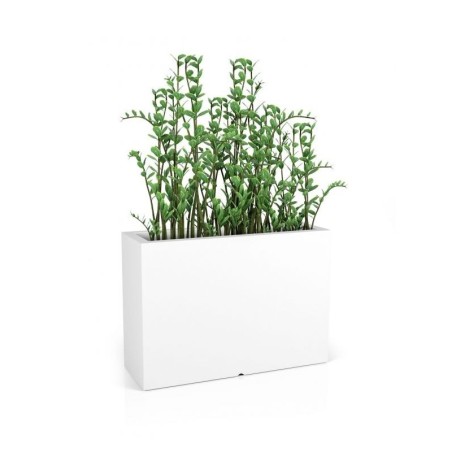 Valge ristkülikukujuline valgustusega lill... | FreshDesign.ee