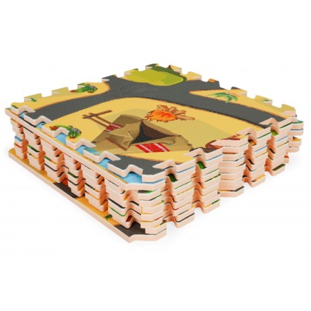 Vahtmatt laste safari pusle 9el 93x93cm | FreshDesign.ee