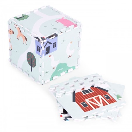 Suur puslematt lastele Farm 90,5x90,5 cm | FreshDesign.ee
