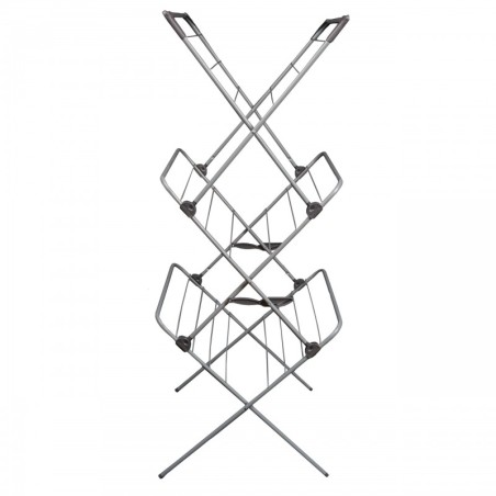 Vertikaalne pesukuivati, 3 taset, 15 meetrit kuivatusruumi