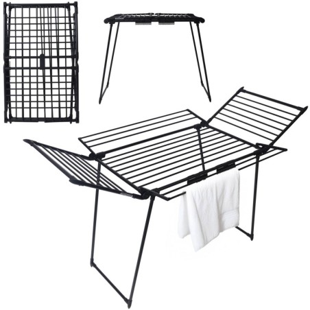 Riidekuivatusrest, seisev, 25 meetrit, must | FreshDesign.ee