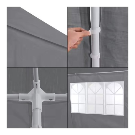 Aia varikatus telk, 3x9 m, 8 seina, hall | FreshDesign.ee