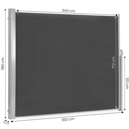 Kokkupandav külgmarkiis 350x180 cm privaat... | FreshDesign.ee