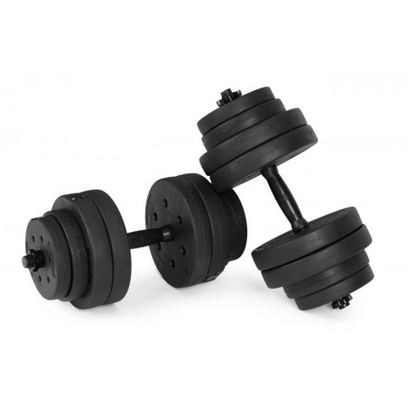 Reguleeritavad hantlid 2x15 kg Treeningkomplekt 30 kg