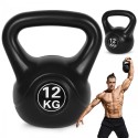 Kettlebell sangpomm 12 kg treeninguks, must | FreshDesign.ee