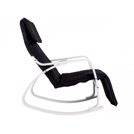 Kiiktool reguleeritava jalatoega Valge ja must | FreshDesign.ee