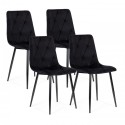 Komplektis 4 tepitud samettooli söögituppa... | FreshDesign.ee