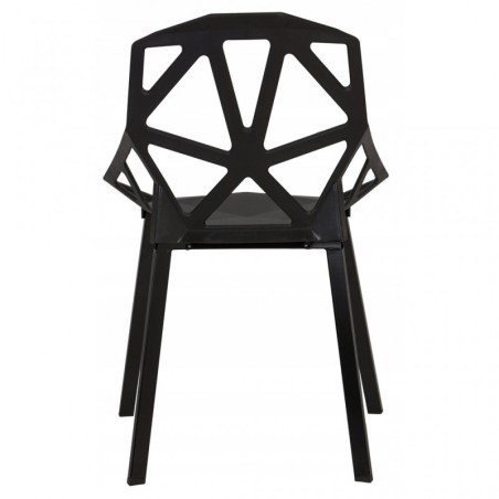 moodsa disainiga tooli komplekt, must