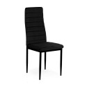 Kontuuritud seljatoega toolid - BLACK VELV... | FreshDesign.ee