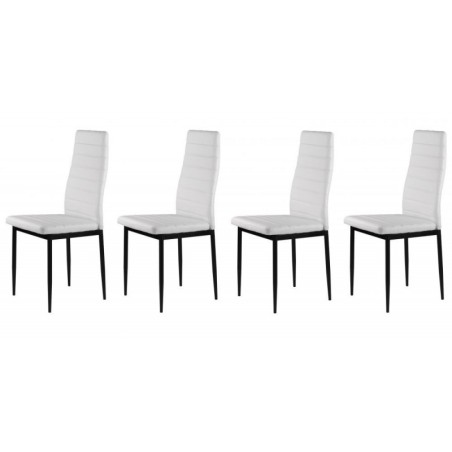 4 söögitoa tooli komplekt Eco-Leather, erg... | FreshDesign.ee