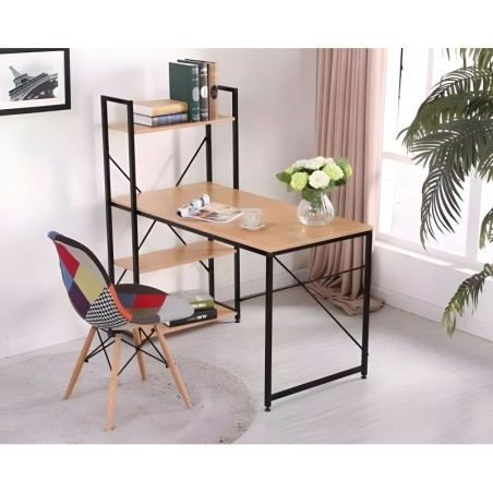 Puidust arvutilaud koos riiulitega | FreshDesign.ee