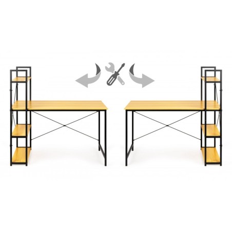 Puidust arvutilaud koos riiulitega | FreshDesign.ee