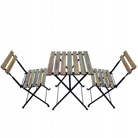 Akaatsiapuidust aiamööbli komplekt – laud ... | FreshDesign.ee