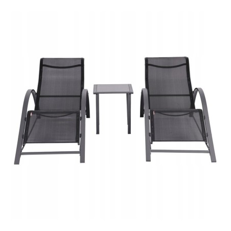 Lamamistool, päevitustool 2tk + laud | FreshDesign.ee