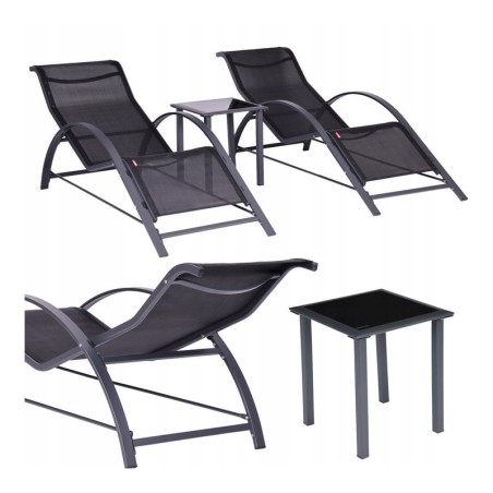 Lamamistool, päevitustool 2tk + laud | FreshDesign.ee