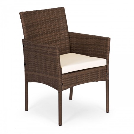 Aiamööblikomplekt– pink, laud, toolid, pruun | FreshDesign.ee