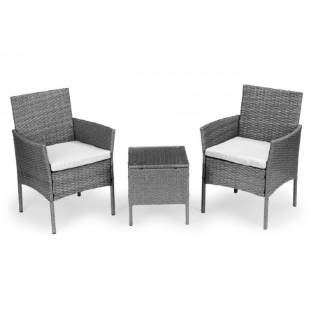 Aiamööbli komplekt rotangi sarnase viimist... | FreshDesign.ee