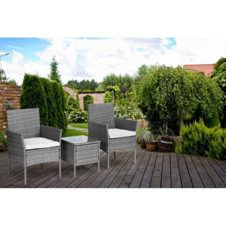 Aiamööbli komplekt rotangi sarnase viimist... | FreshDesign.ee