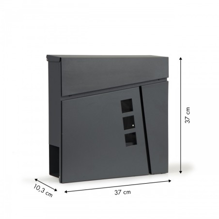 Tsingitud terasest postkast | FreshDesign.ee