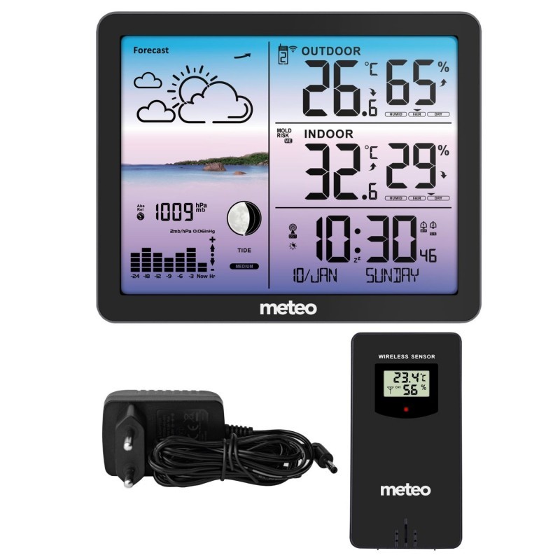 METEO SP107 ilmajaam, must | FreshDesign.ee