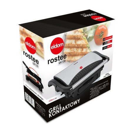 Kontaktgrill, röster ELDOM GK120 ROSTEE 1000W | FreshDesign.ee