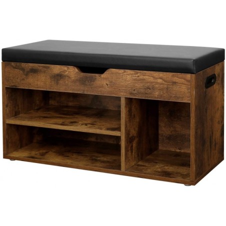 Kingakapp jalatsiriiul istmega LOFT puidust | FreshDesign.ee