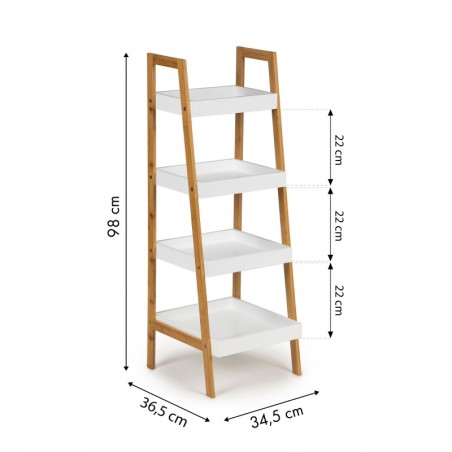 Riiul 4 astmega bambusraamiga | FreshDesign.ee