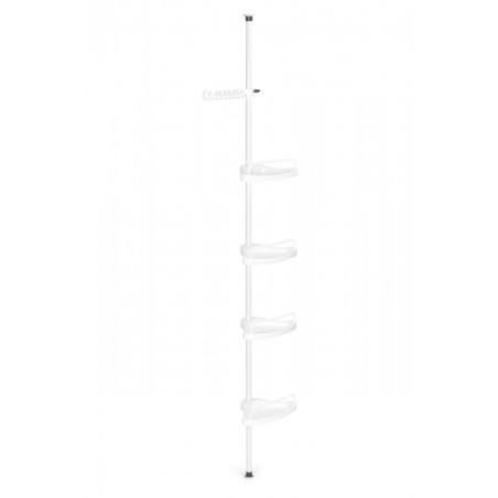 Nurga teleskoop vannitoariiul, 4 riiulit | FreshDesign.ee