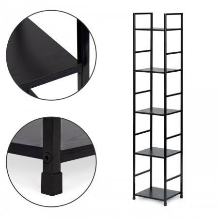 Moodne puidust riiul, metallraamiga LOFT, ... | FreshDesign.ee