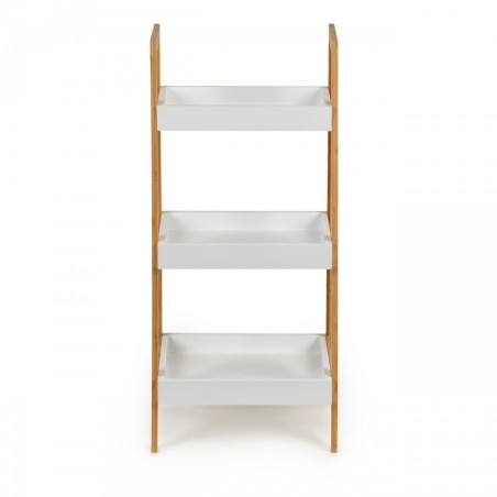 Raamaturiiul, 3 riiulit, bambusraam | FreshDesign.ee