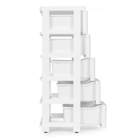 Riiul 5 väljatõmmatava sahtliga, ratastega... | FreshDesign.ee