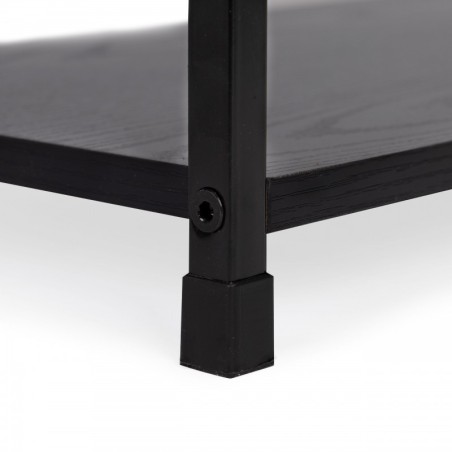 Puidust raamaturiiul metallraamiga lai LOF... | FreshDesign.ee