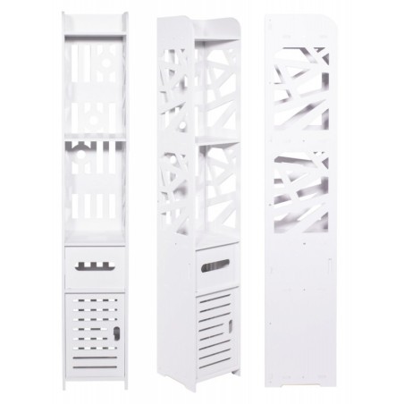 Vannitoa kapp, riiul, valge, 120 cm