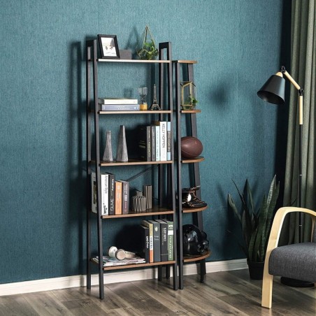 Rustikaalses stiilis raamaturiiul 5 riiuli... | FreshDesign.ee