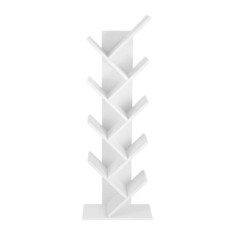 Moodne valge puidust raamaturiiuli alus | FreshDesign.ee