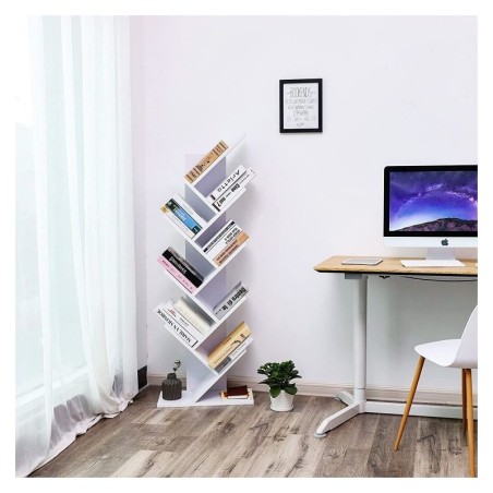 Moodne valge puidust raamaturiiuli alus | FreshDesign.ee