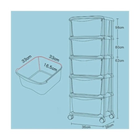 Ratastel plastikriiul, kapisahtlid | FreshDesign.ee