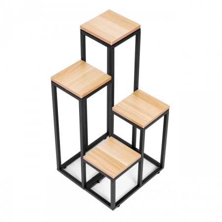 Lillepostament, 4 riiulit, metallist MDF, ... | FreshDesign.ee