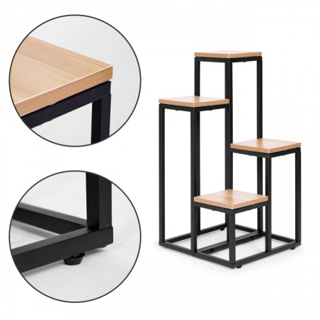 Lillepostament, 4 riiulit, metallist MDF, ... | FreshDesign.ee