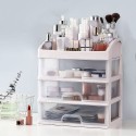 Sahtlite ja lahtritega kosmeetikariiul - valge | FreshDesign.ee